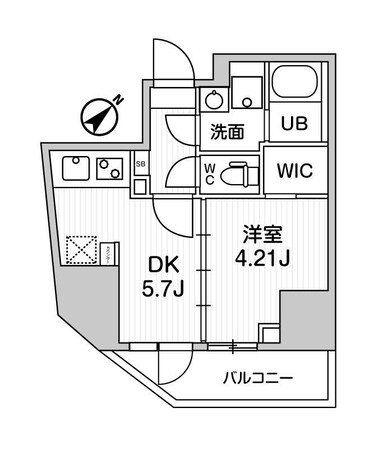 ＡＲＫＭＡＲＫ巣鴨ｓｔａ．の物件間取画像